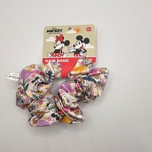 Disney Mickey and Friends Colorful Floral Hair Scrunchie